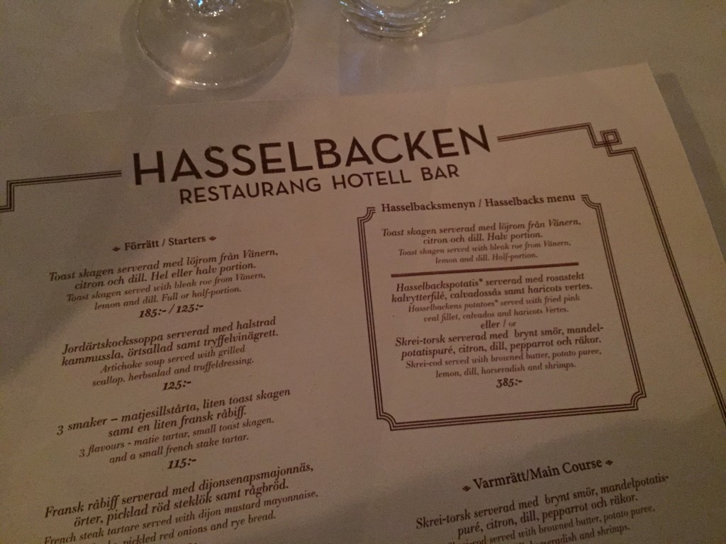 Hasselbacken Restaurant Stockholm